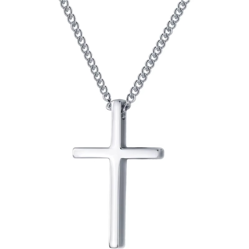 Religious Cross 925 Silver Necklace 18 Inch Chain | Ashton and Finch