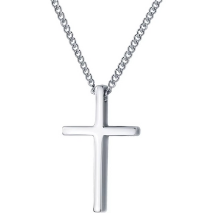 Religious Cross 925 Silver Necklace 18 Inch Chain | Ashton and Finch