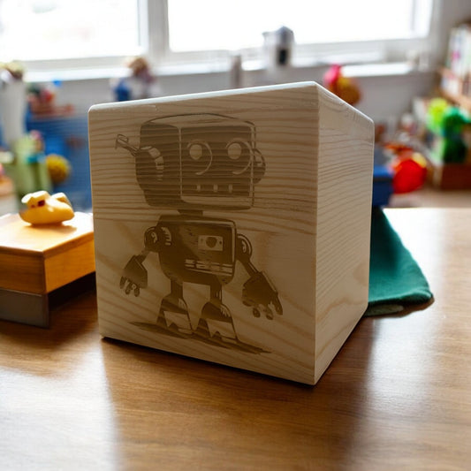 Robot Money Box Piggy Bank | Ashton and Finch