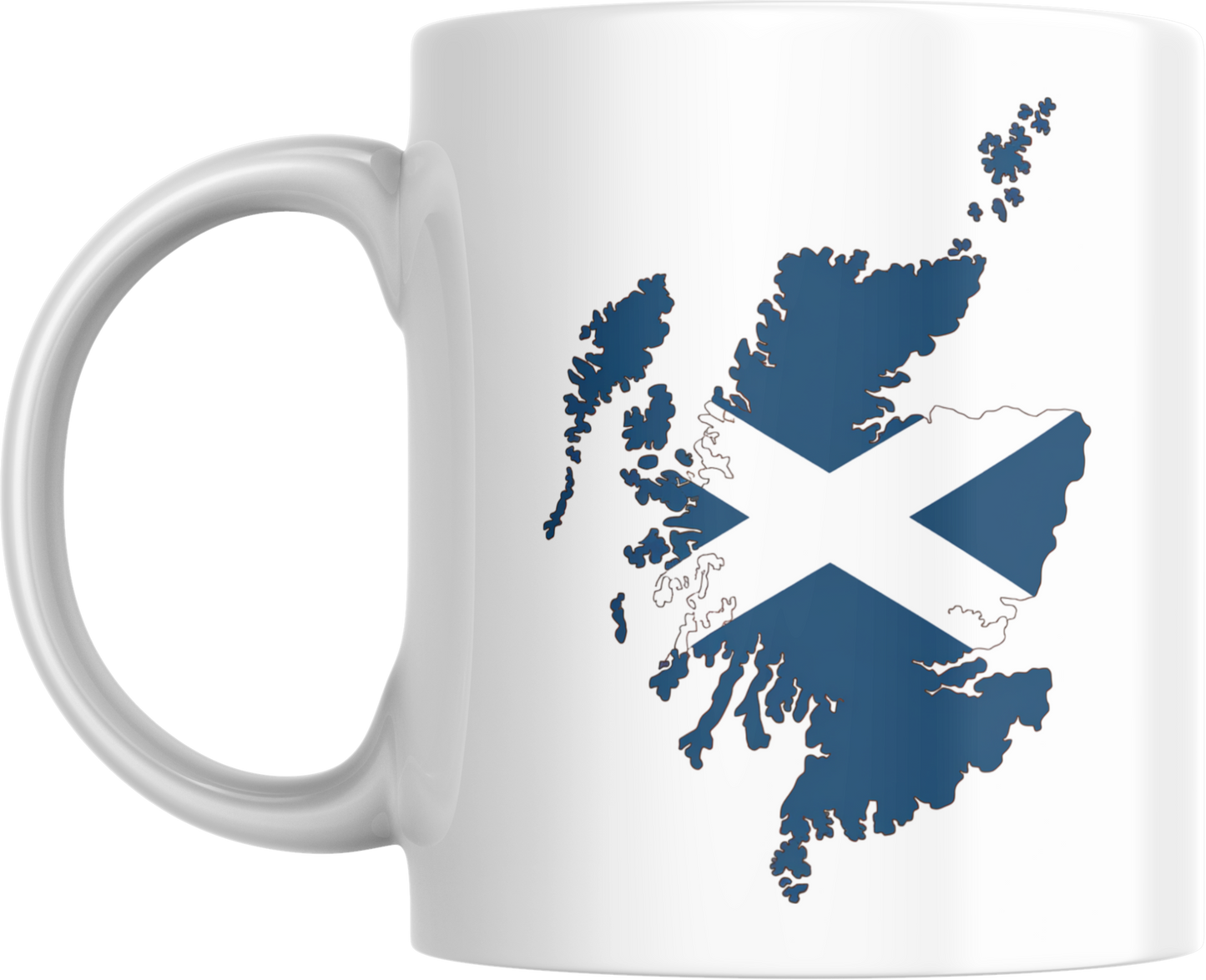 Scotland Map Mug – Saltire Flag Coffee Cup | Ashton and Finch