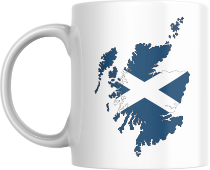 Scotland Map Mug – Saltire Flag Coffee Cup | Ashton and Finch