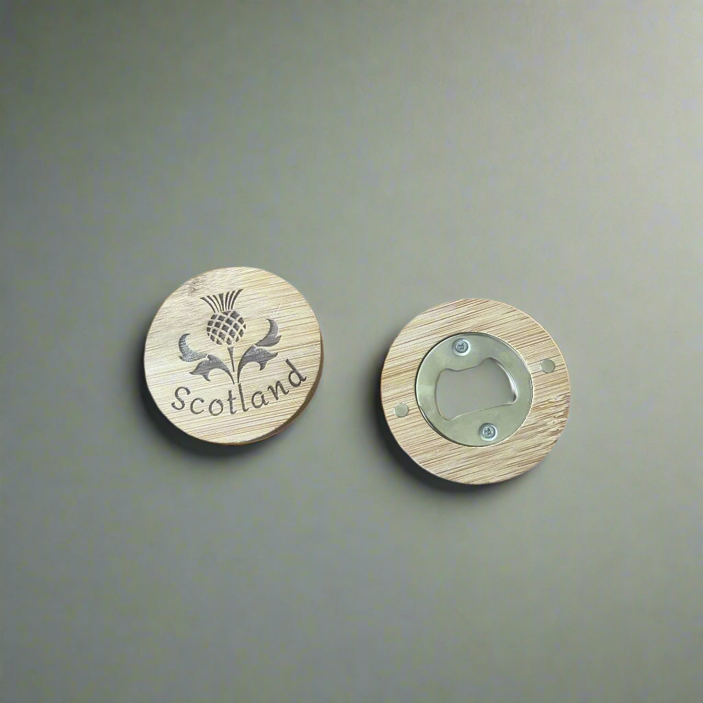 Scotland Thistle Fridge Magnet Bottle Opene