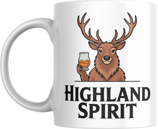 Scottish Stag Mug – Whisky Glass Coffee Cup