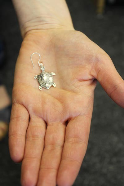 Silver Lizard Earrings