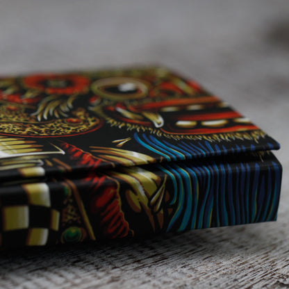 Silver and Gold Luna Balance Earrings