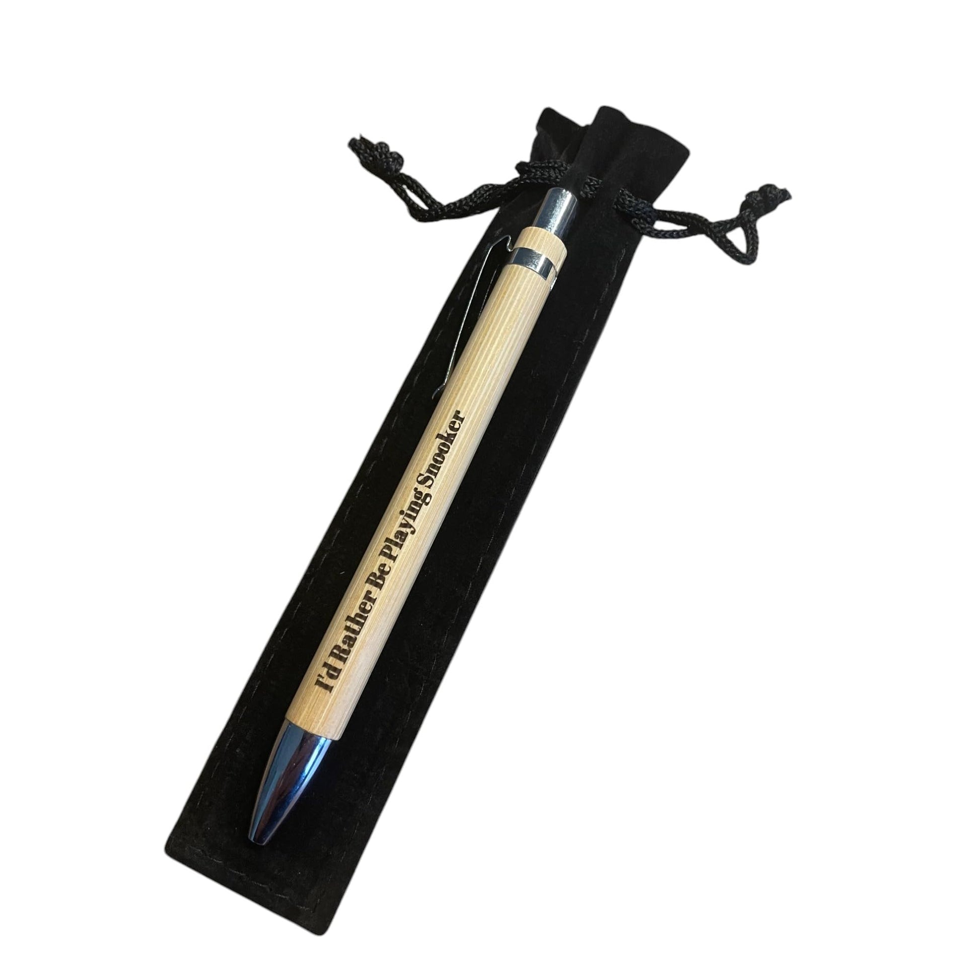 Snooker Pen – Laser Engraved – Fun Gift for Snooker Fans