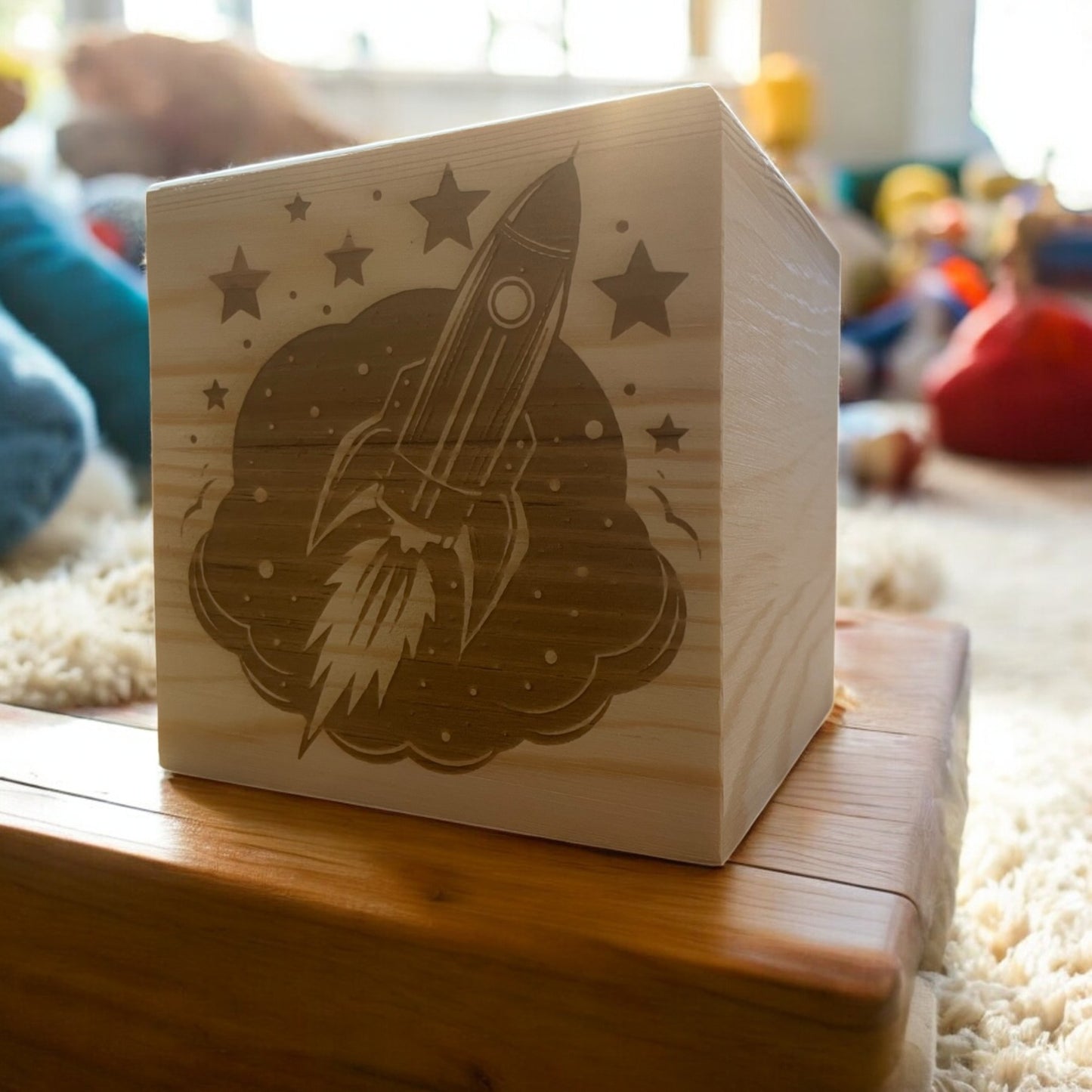 Space Rocket Money Box Piggy Bank | Ashton and Finch