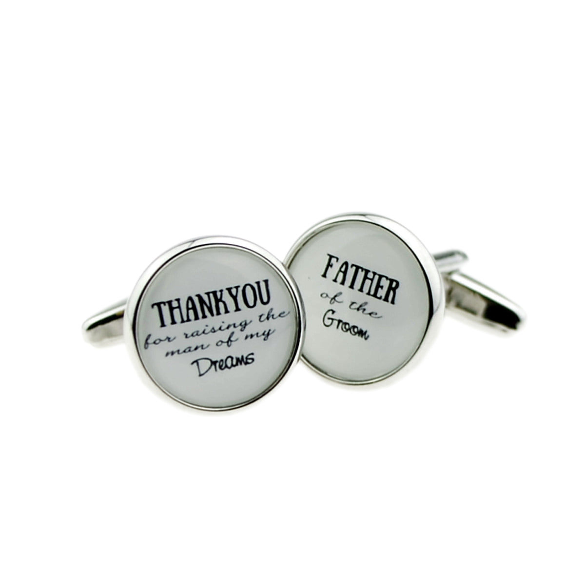 Thank You for Raising the Man of My Dreams Father of the Groom Cufflinks | Ashton and Finch