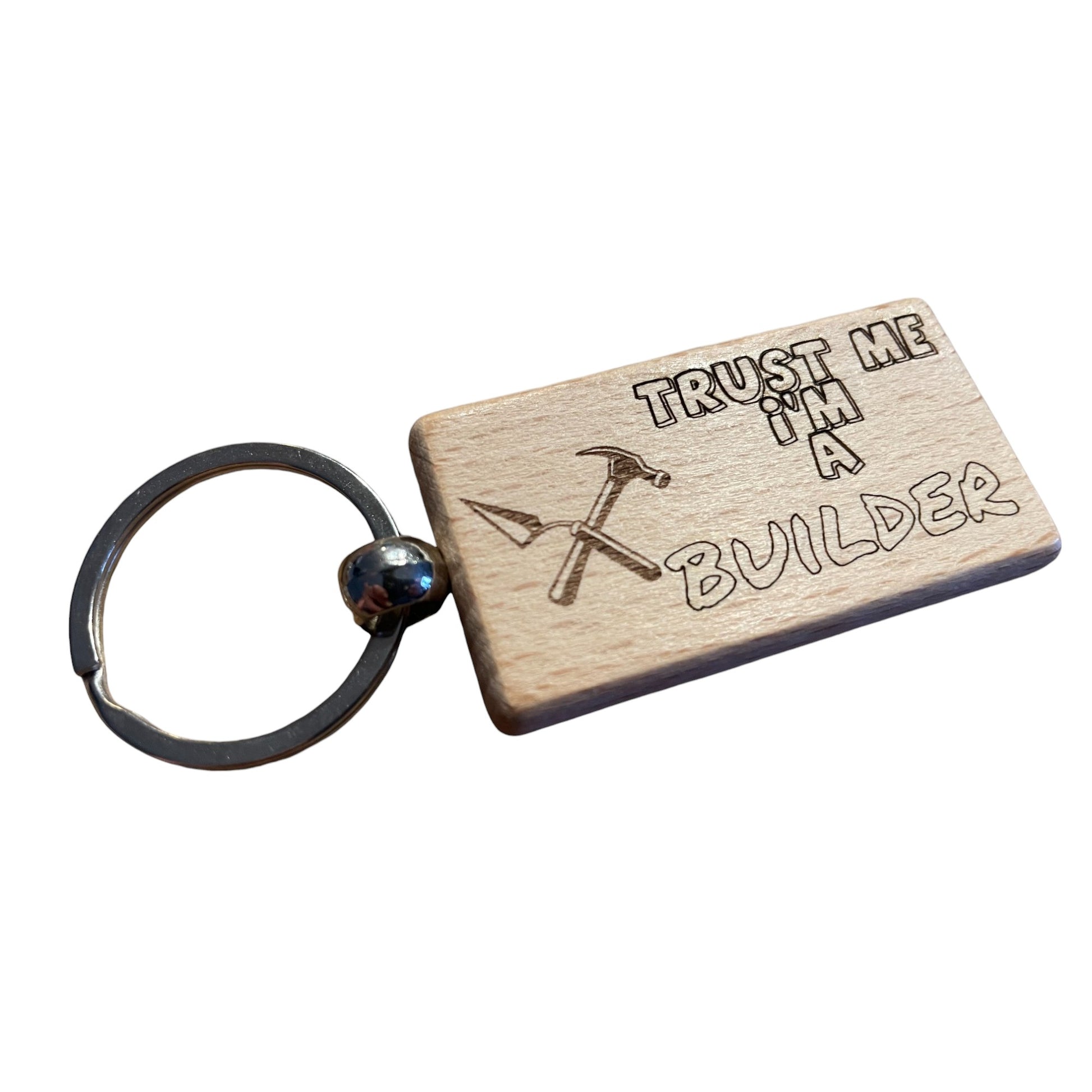 Trust Me, I'm a Builder Keyring Gift  | Ashton and Finch