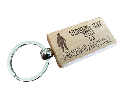 Trust Me, I'm a Firefighter Keyring Gift  | Ashton and Finch