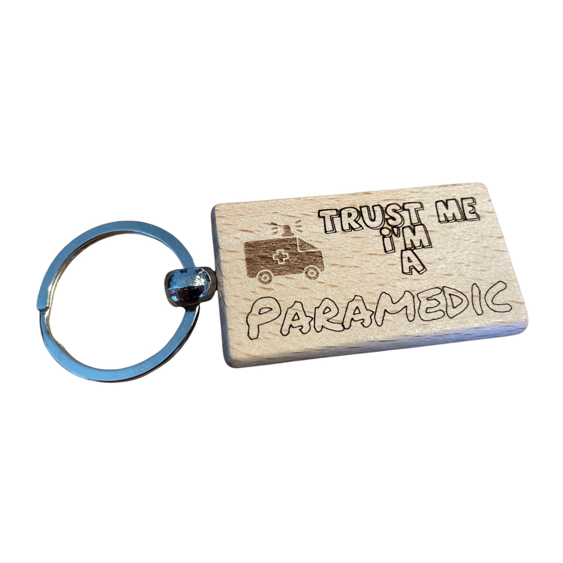 Trust Me, I'm a Paramedic Keyring Gift  | Ashton and Finch