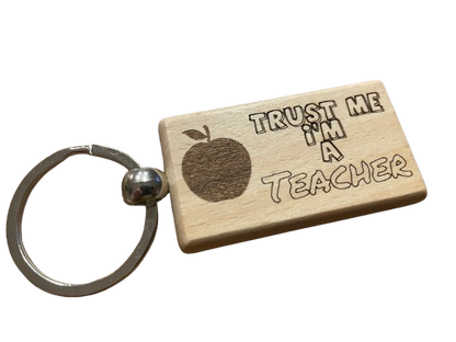 Trust Me, I'm a Teacher Keyring Gift  | Ashton and Finch