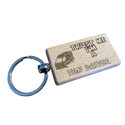 Trust Me, I'm a Van Driver Keyring Gift  | Ashton and Finch