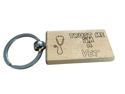 Trust Me, I'm a Vet Keyring Gift  | Ashton and Finch