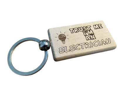 Trust Me, I'm an Electrician Keyring Gift  | Ashton and Finch