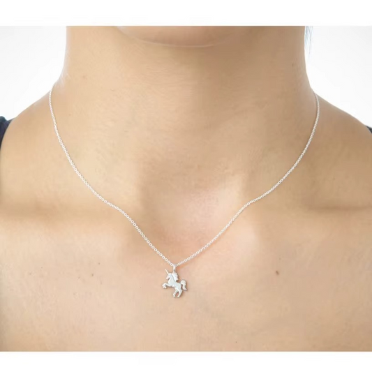 Unicorn 925 Silver Necklace 18 Inch Chain | Ashton and Finch