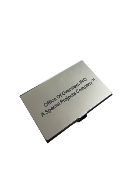 Personalised High Polish Business Card Holder