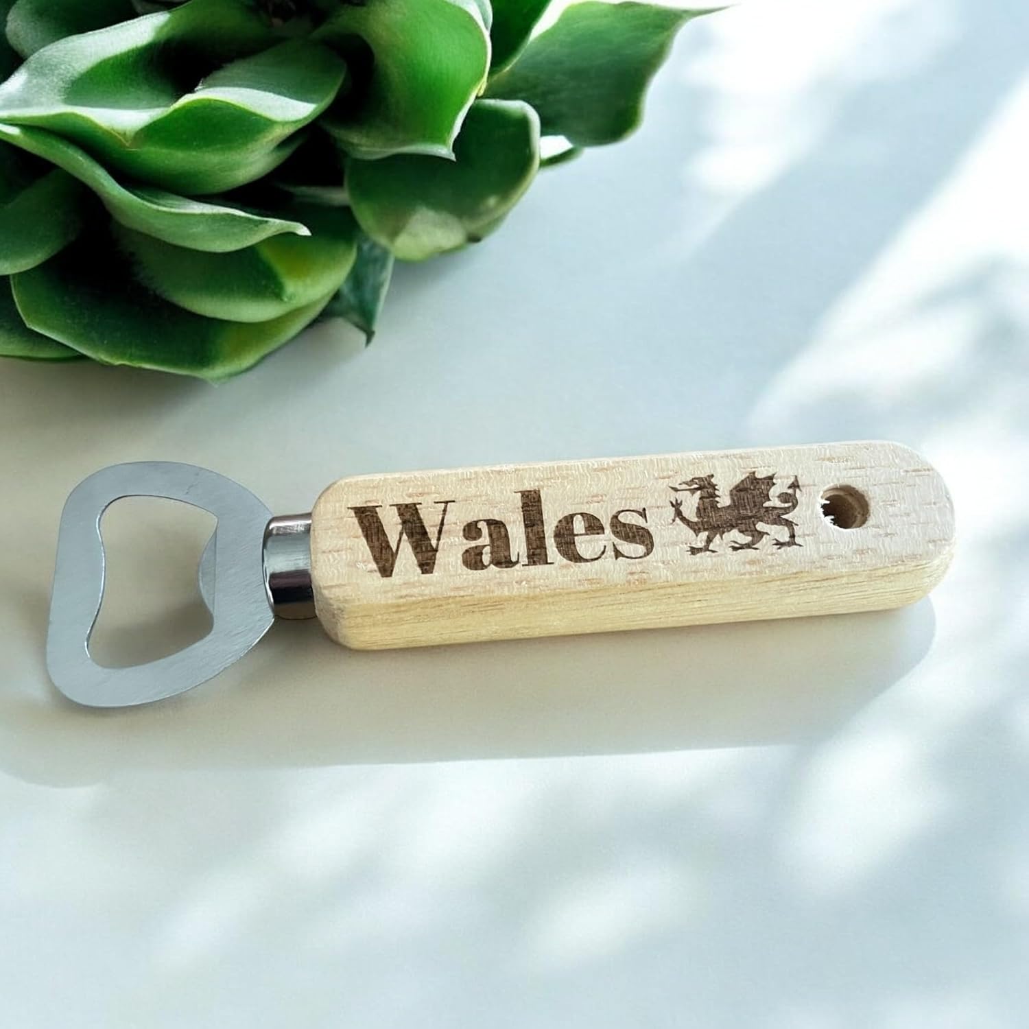 Wales Beer Wooden Bottle Opener Gift  | Ashton and Finch