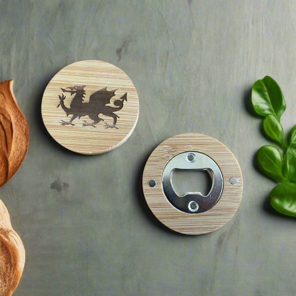 Welsh Dragon Fridge Magnet Bottle Opener