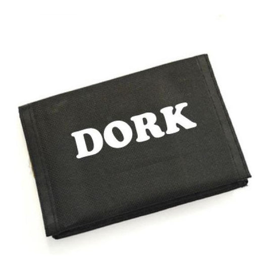 DORK design Black Canvas Wallet  | Ashton and Finch