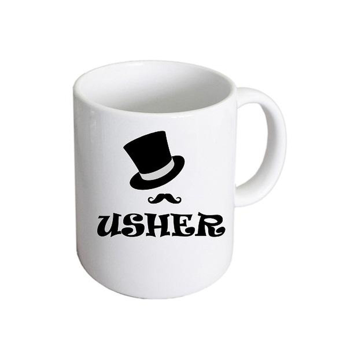Wedding Mug – Usher Top Hat and Moustache Cup | Ashton and Finch