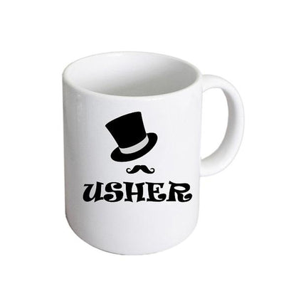 Wedding Mug – Usher Top Hat and Moustache Cup | Ashton and Finch