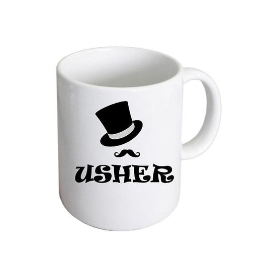 Wedding Mug – Usher Top Hat and Moustache Cup | Ashton and Finch