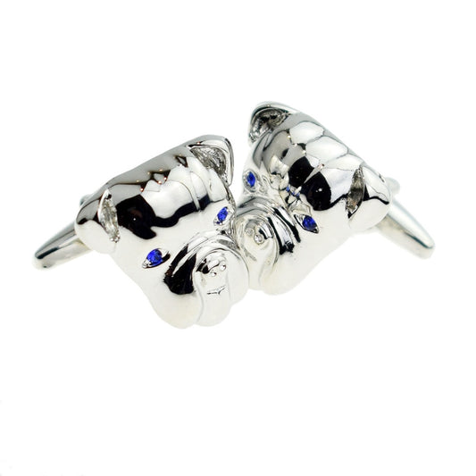 Bulldog Head Dog Pet Cufflinks | Ashton and Finch