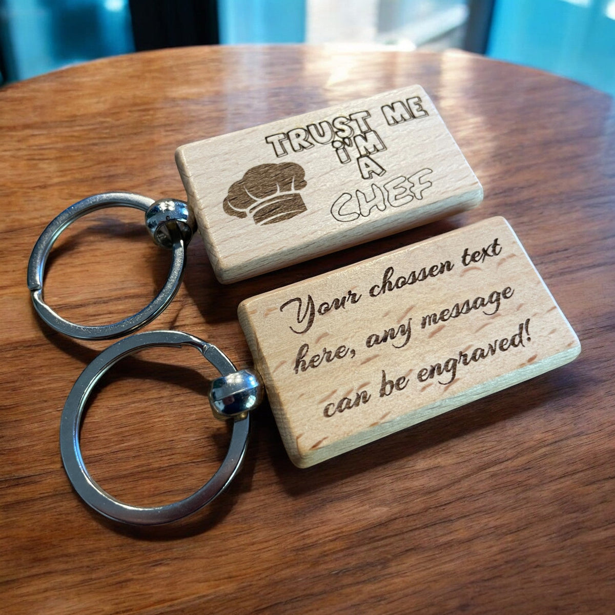 Personalised Trust Me, I'm a Chef Keyring Gift  | Ashton and Finch