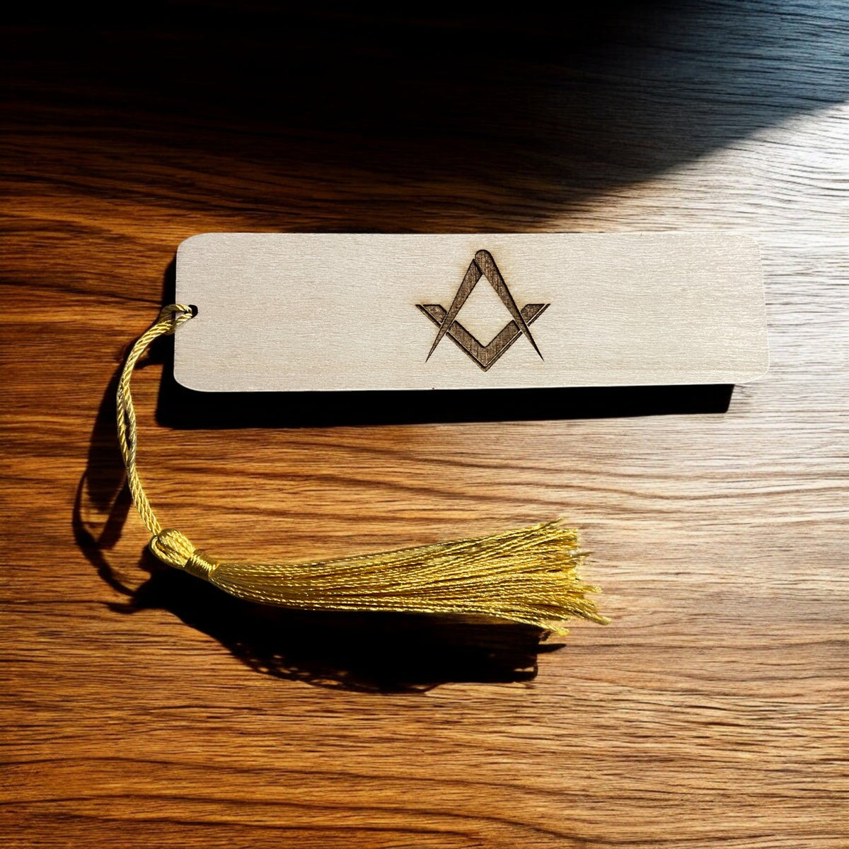 Engraved Wooden Masonic Bookmark  Thoughtful Gift  | Ashton and Finch