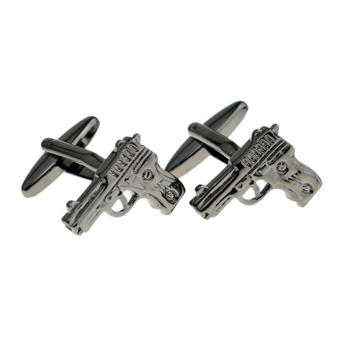 Gunmetal Guns Pistols Cufflinks | Ashton and Finch