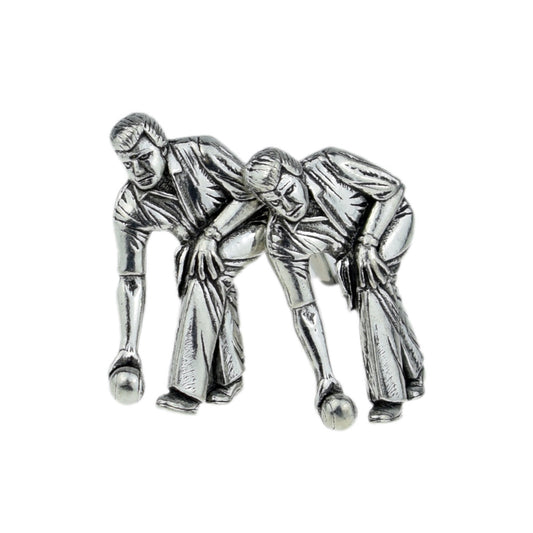 English Made Bowls Theme Pewter Cufflinks | Ashton and Finch