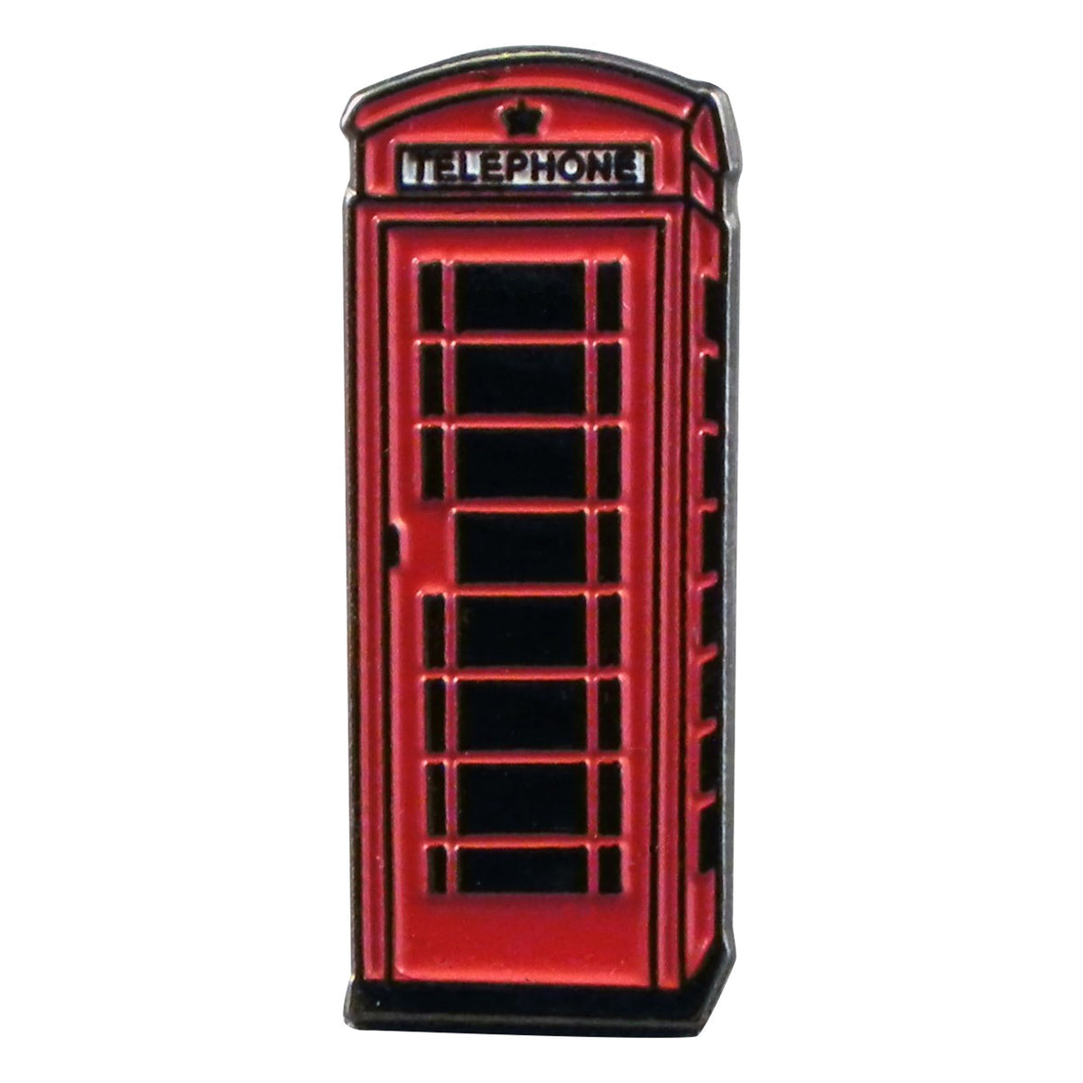 Traditional Telephone Box Tourists Metal Enamel Lapel Pin Badge