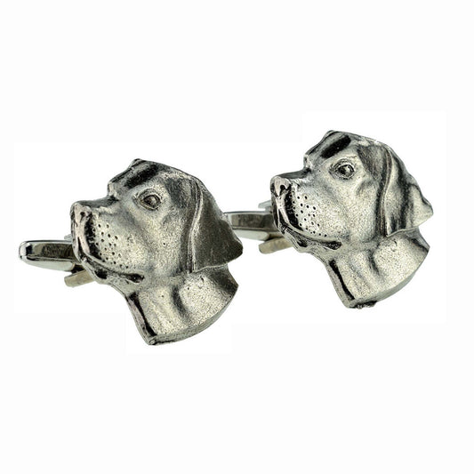 Labrador Dogs Head Pewter Cufflinks | Ashton and Finch