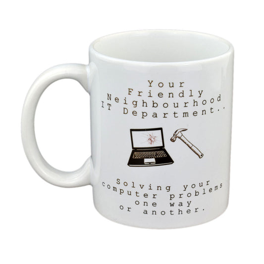 IT Department Mug – Funny Fix It Office Coffee Cup | Ashton and Finch