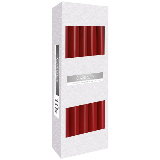 Burgundy Taper Candle