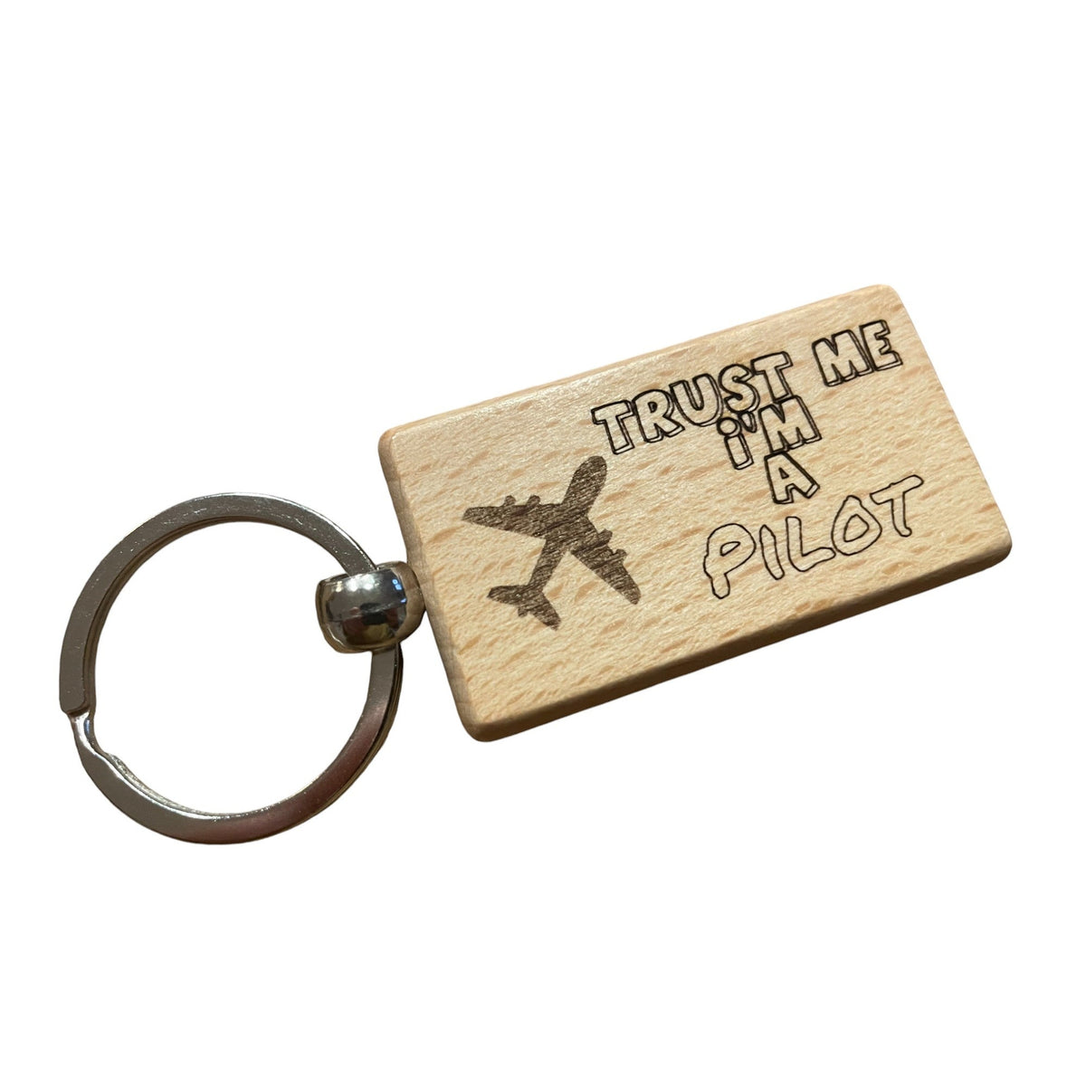 Trust Me, I'm a Pilot Keyring Gift  | Ashton and Finch