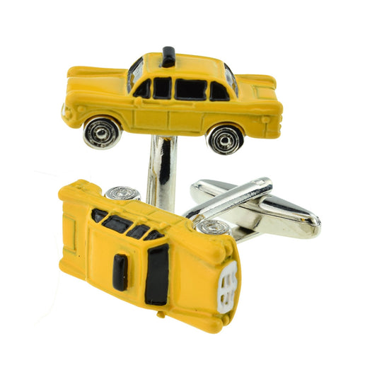 Yellow American Taxi Cab Cufflinks | Ashton and Finch