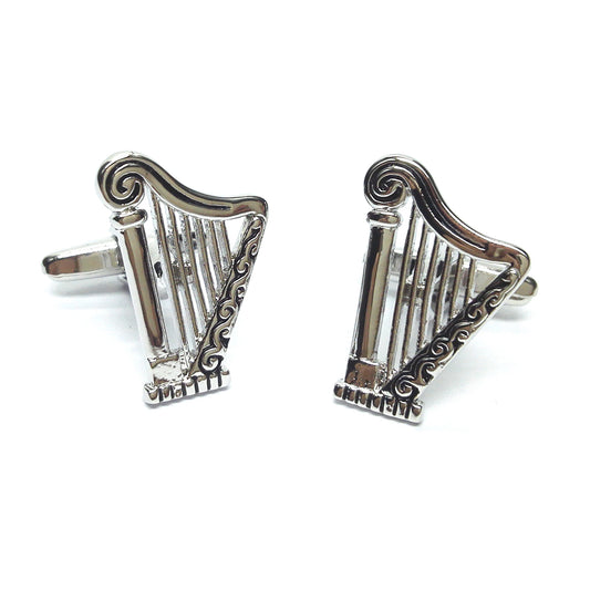 Harp Music instrument Cufflinks | Ashton and Finch