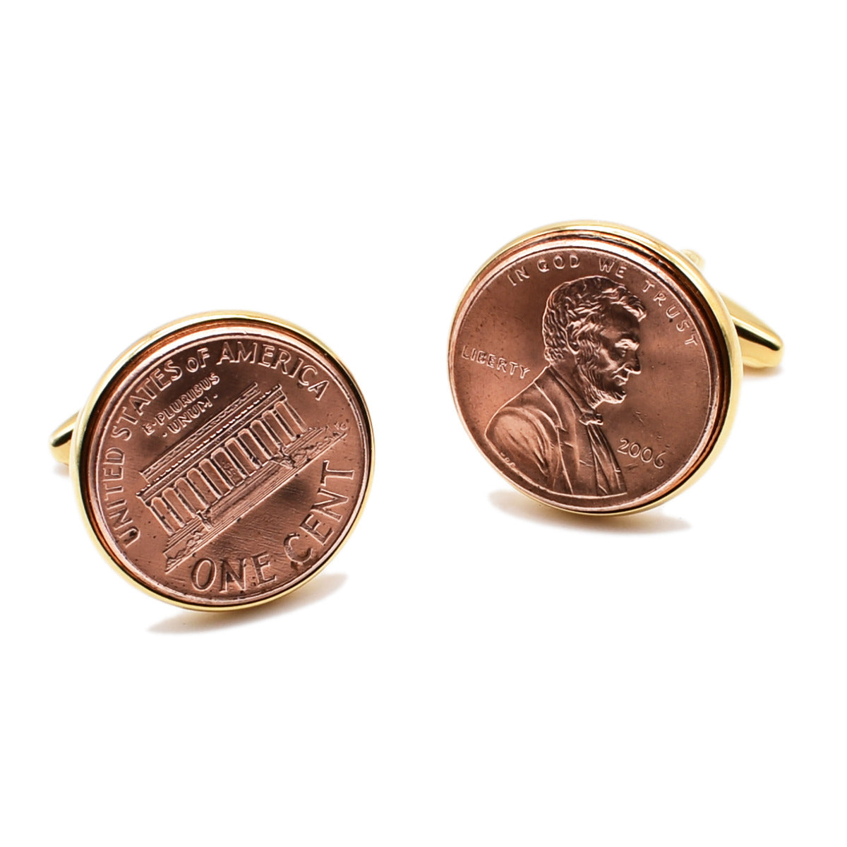 American 1 Cent Cufflinks | Ashton and Finch