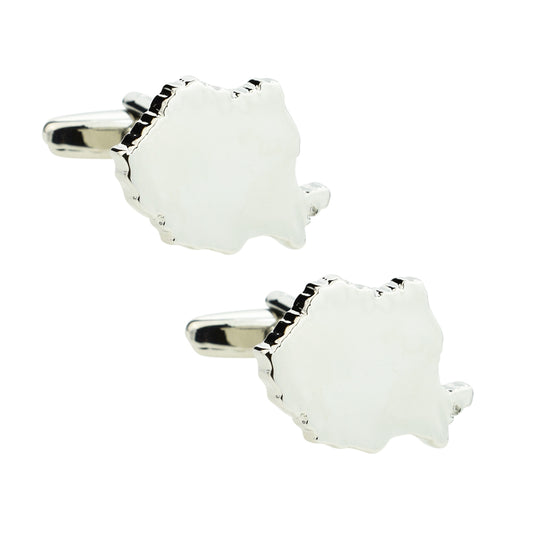 Romania Outline Map Cufflinks | Ashton and Finch