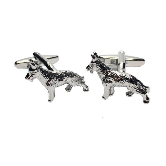 Alsatian German Shepherd Dog Cufflinks | Ashton and Finch