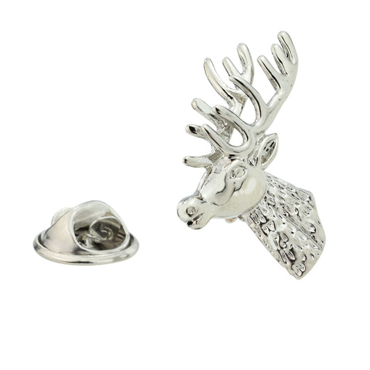 Stags Head Design Lapel Pin (AJTP29)
