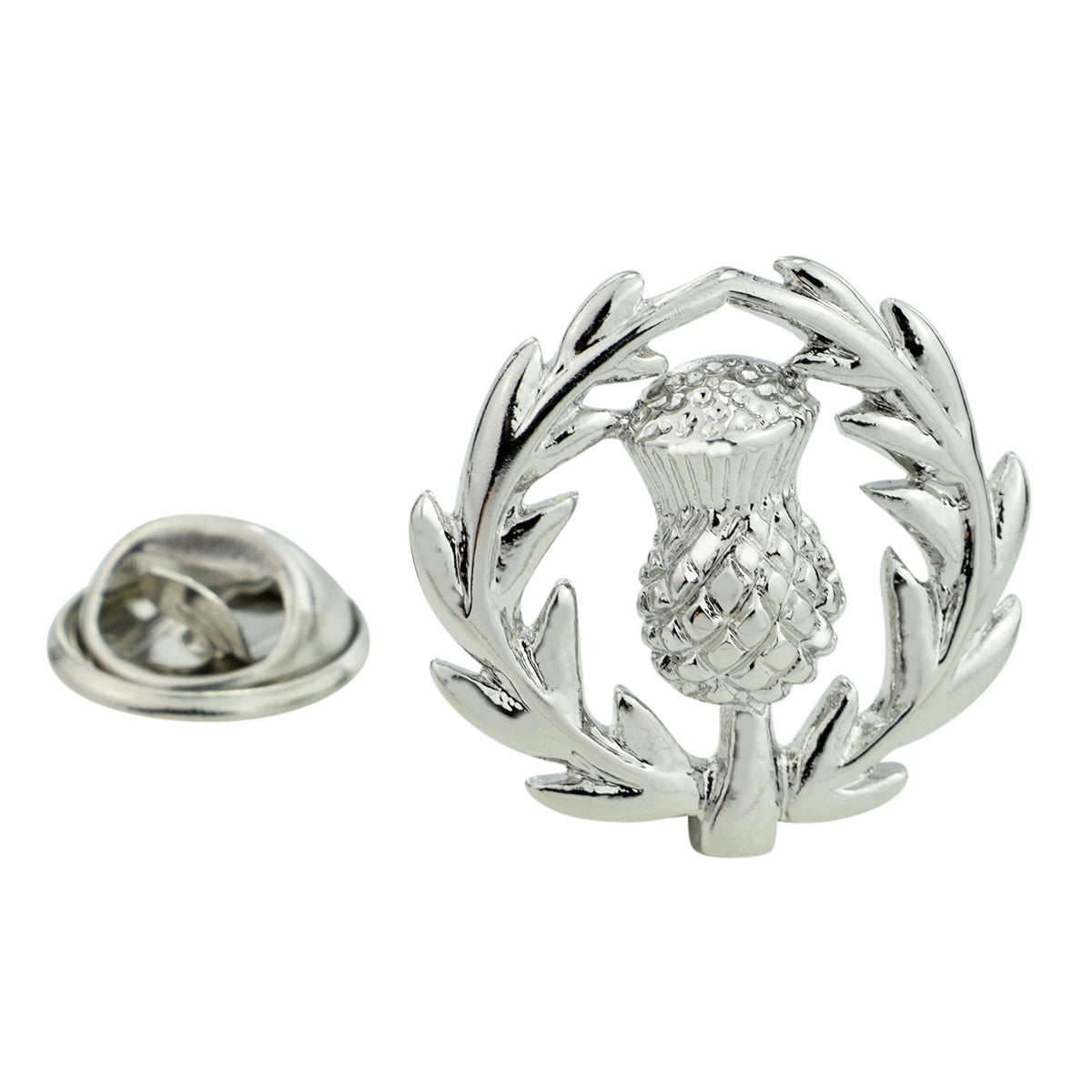 Scottish Thistle Design Lapel Pin Badge (AJTP54)