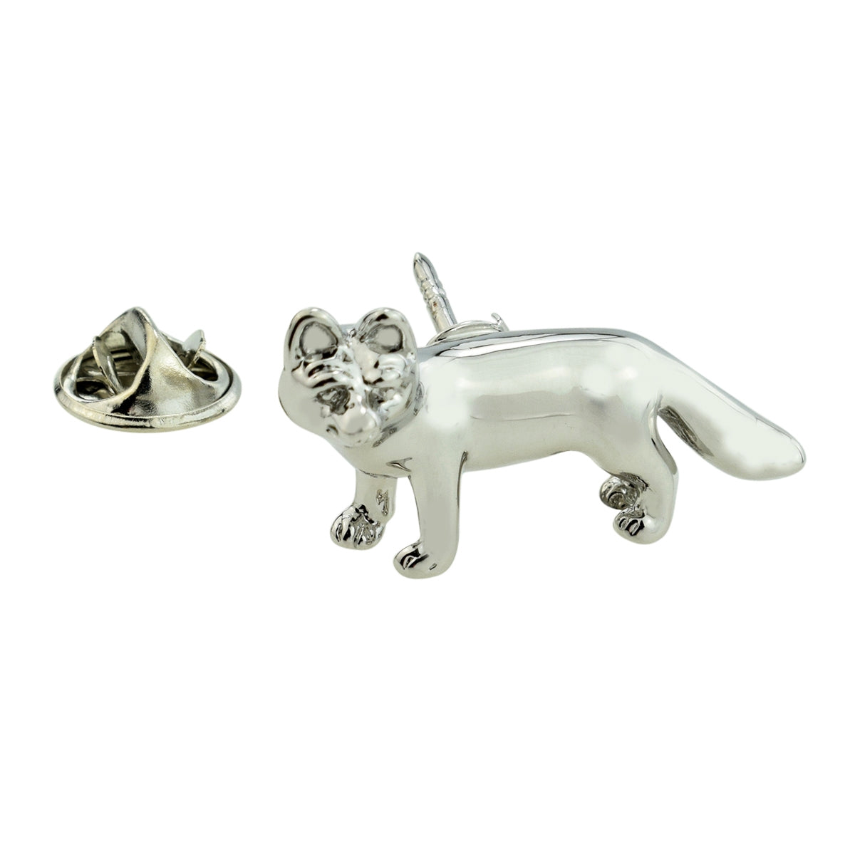Stalking Fox Lapel Pin Badge (AJTP77)