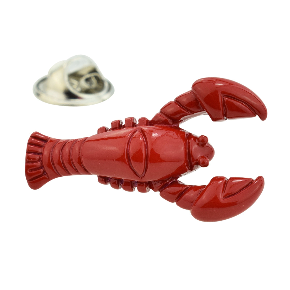 Red Lobster Lapel Pin Badge