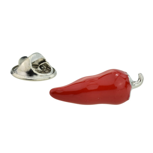 Red Hot Chilli Pepper Lapel Pin Badge