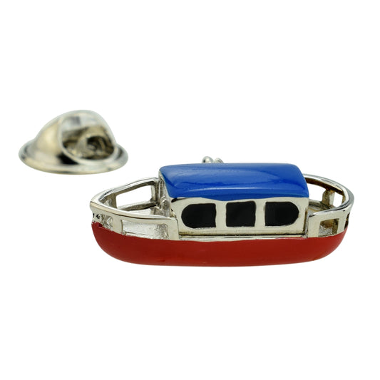 Canal Narrowboat Barge Lapel Pin Badge