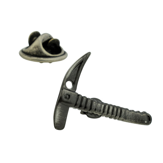 Ice Axe Climbers Lapel Pin Badge (pointing right)