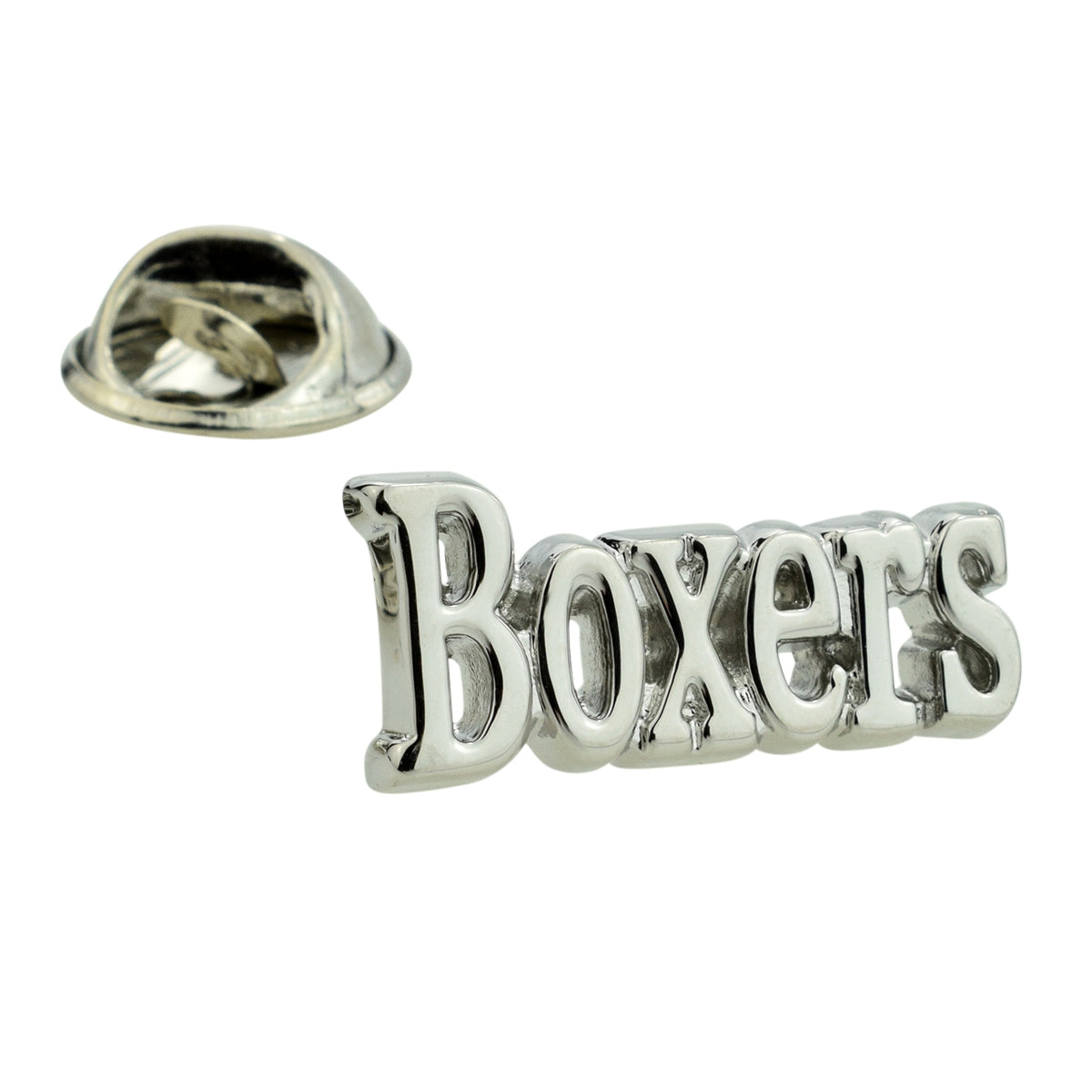 Dog Lover Boxers Lapel Pin Badge
